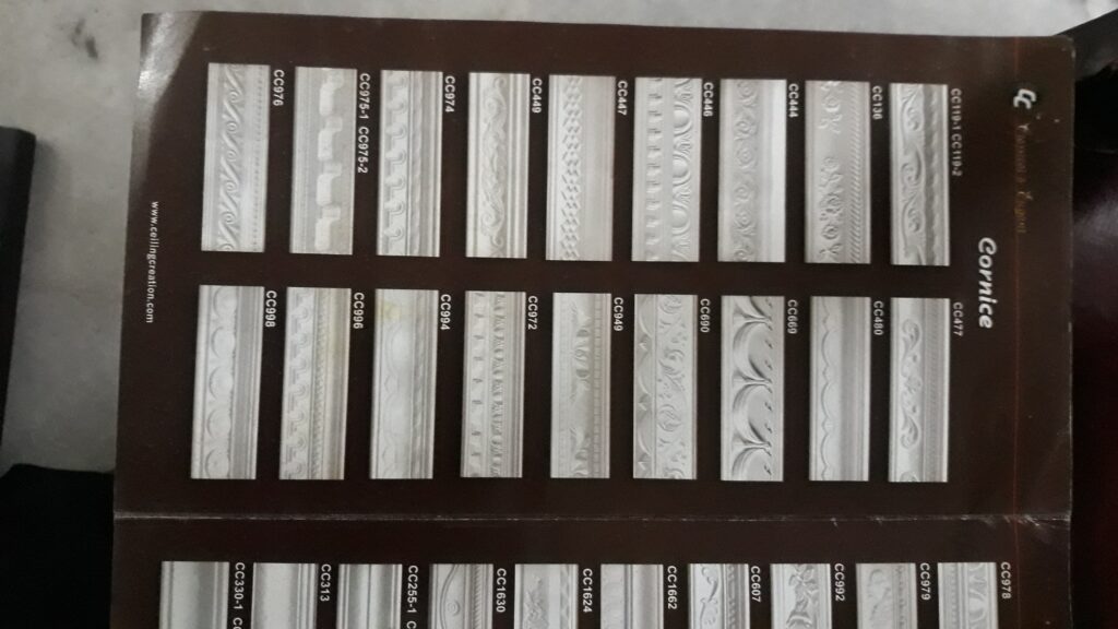 Gypsum Cornice Design