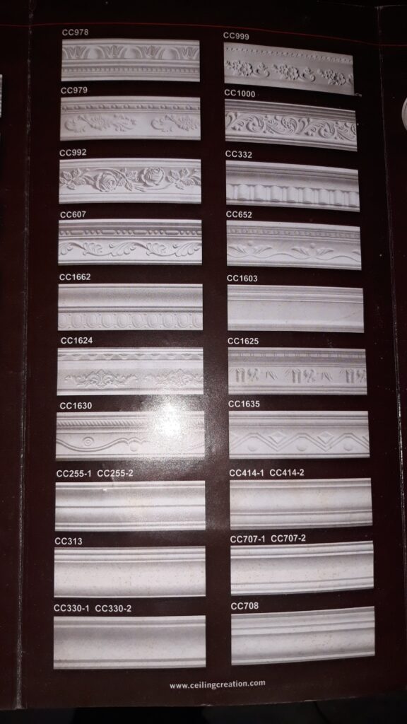 Gypsum Cornice Design