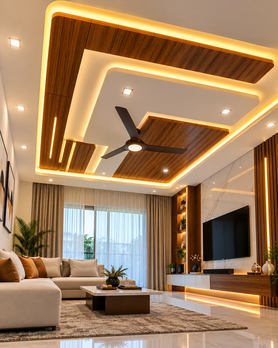 PVC False Ceiling Design & Installation